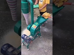 분쇄 된 쌀 빨대 밀 빨대 곡물 옥수수 빨대 쇄기 망치 쇄기 농업 기계