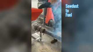 톱밥 브릿켓 기계