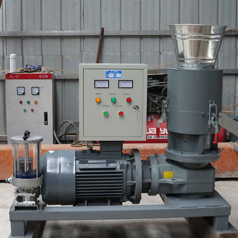 22 kw 목제 펠릿 성형기를 위한 300 kg/H 플래트 다이 목제 펠릿 공장