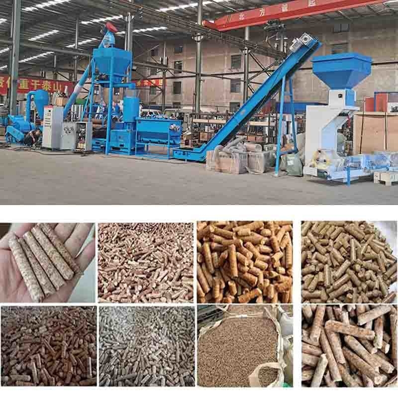 600-800kg/H 목제 펠릿 생산 라인 바이오매스 펠릿 성형기 플래트 다이