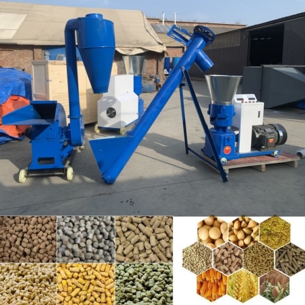 100-1200kg/H 동물 사료 환약 제조 플래트 다이 펠릿 밀 1-12mm 최종적인 펠릿 크기