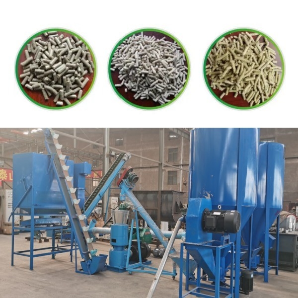 100-1200kg/H 동물 사료 팰릿기 농장 플래트 다이 펠릿 밀 개 사료
