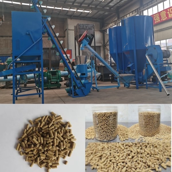 100-1200kg/H 동물 사료 팰릿기 농장 플래트 다이 펠릿 밀 개 사료
