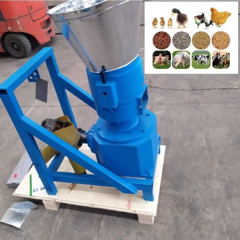 동물적 사료 정제를 위해 완전한 견인차를 위한 10-80hp PTO 펠릿 밀