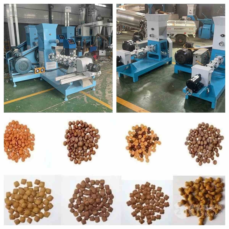 200-500kg/H 건식 타입 피쉬 공급 압출기 작은 플로팅 피쉬 공급은 2.5mm-6mm을 기계화합니다