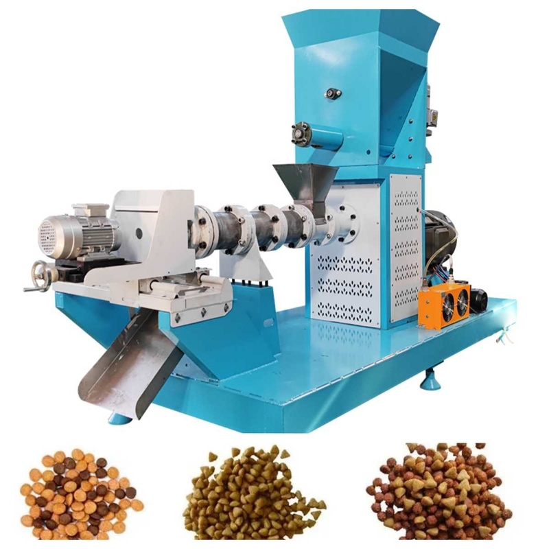 200-500kg/H 건식 타입 피쉬 공급 압출기 작은 플로팅 피쉬 공급은 2.5mm-6mm을 기계화합니다