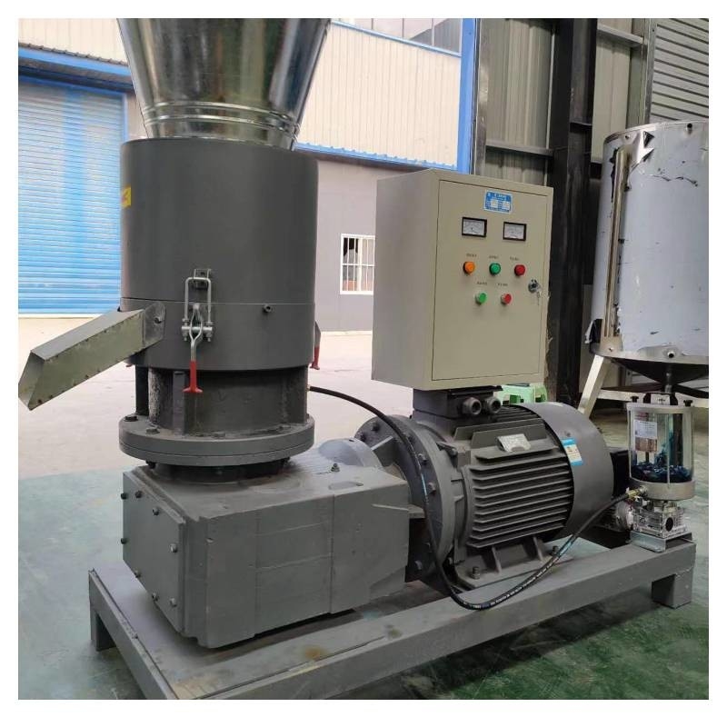 500 kg/H 플래트 다이 목제 펠릿 공장 380V 목제 펠릿 생산 기계 CE
