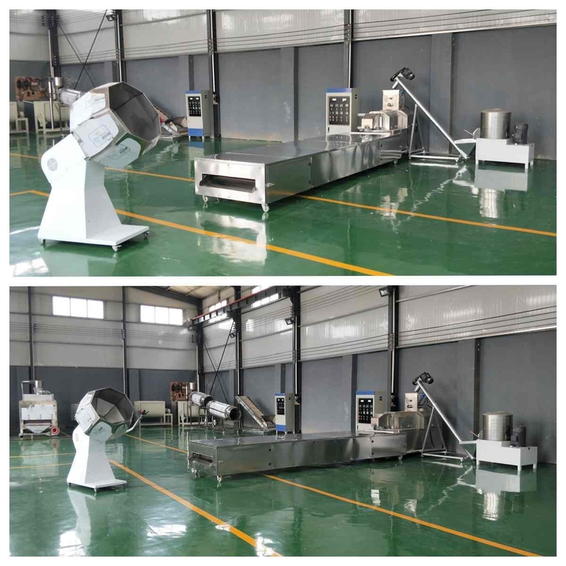 마른 개 캐트 푸드 성형기 37-160kw 피쉬 공급 애완 식품 가공 라인