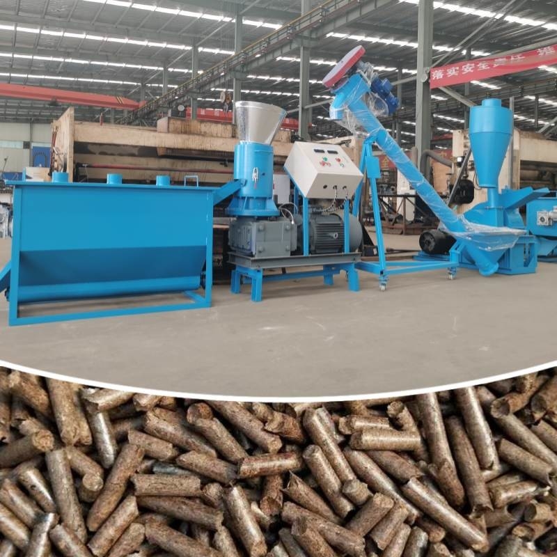 공장 400-600kg/H 목제 펠릿 생산 공장 CE를 처리하는 소경재 환약