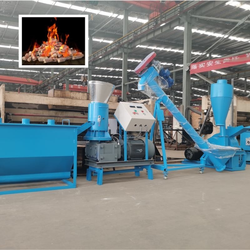 공장 400-600kg/H 목제 펠릿 생산 공장 CE를 처리하는 소경재 환약