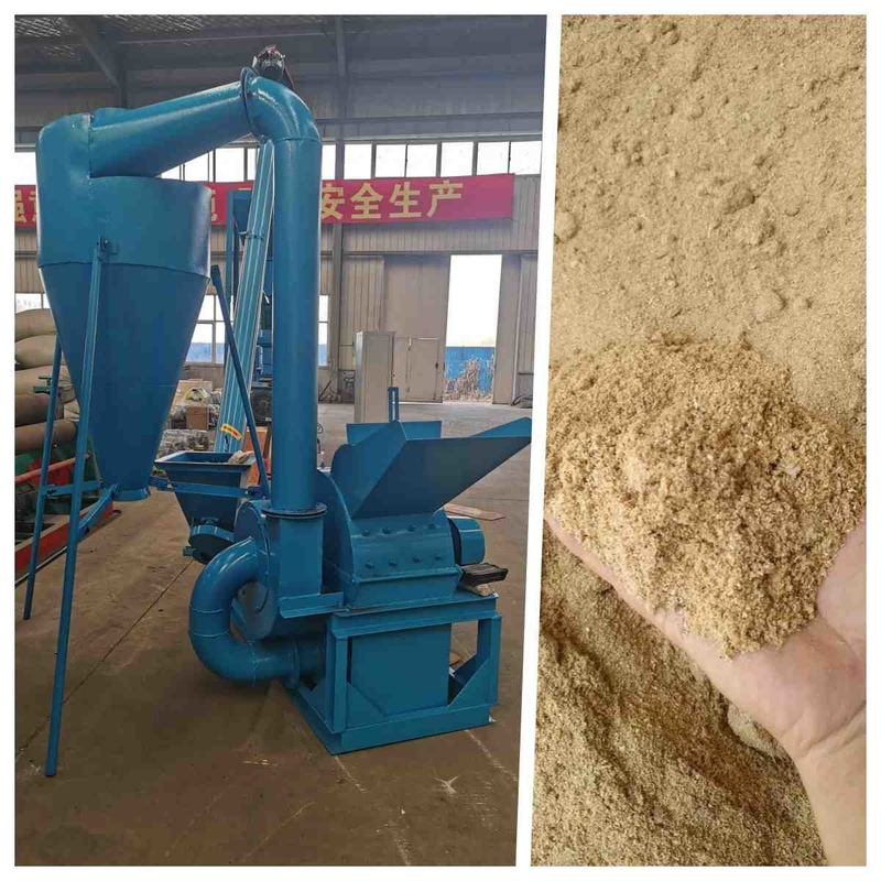 그라인더 기계 420-3을 압도하는 15 kw 500 kg/H 가지 목제 칩 목제 칩 면도