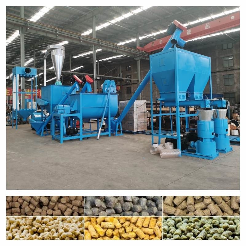 500-800KG/H 가금류 환약 성형기 7.5-30kw 동물 사료 생산 라인