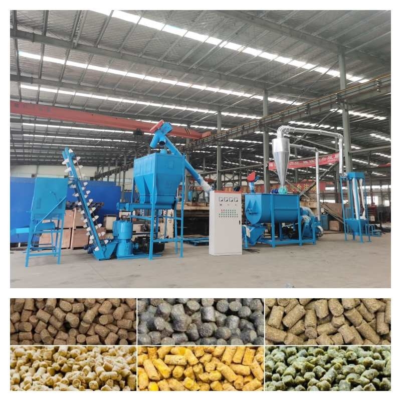 500-800KG/H 가금류 환약 성형기 7.5-30kw 동물 사료 생산 라인