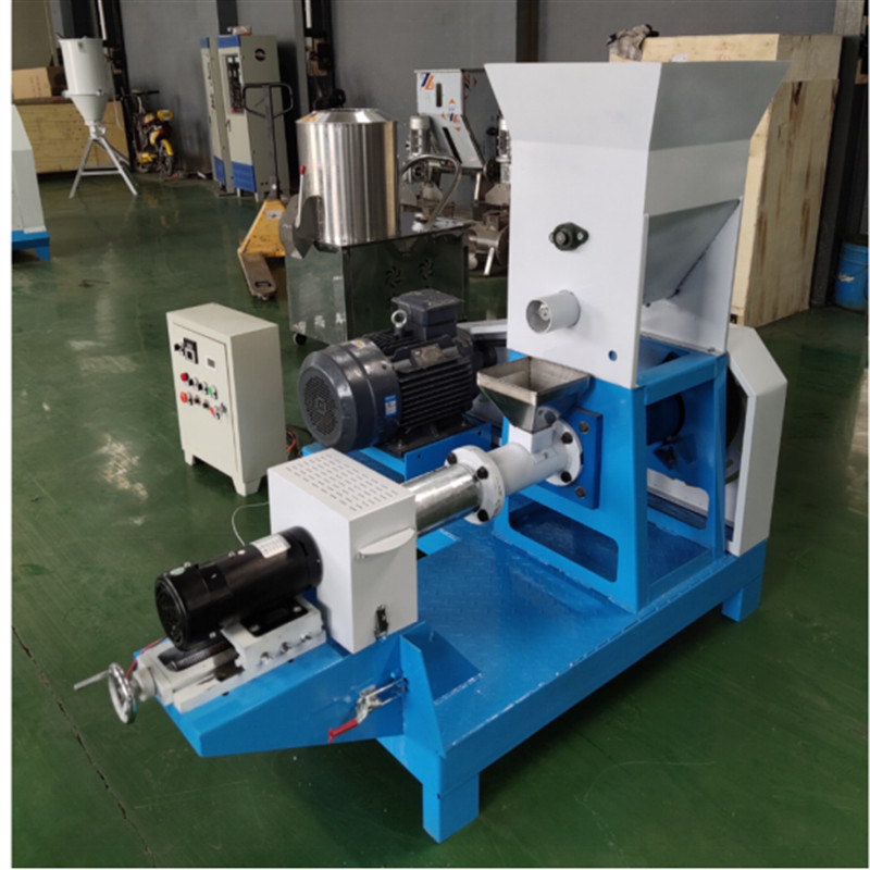 50kg/H 탄소 강철 소형 수산물 제품 스크루 애완동물 먹이 extruder 펌프 식품 생산 애완동물 먹이 제조