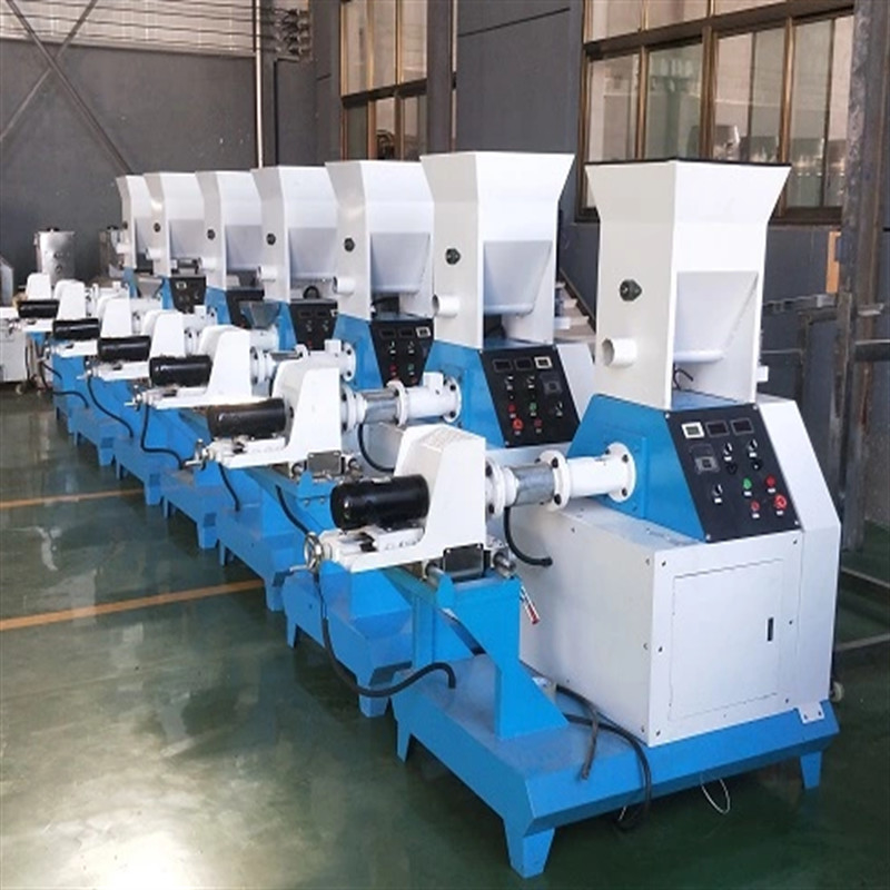 50kg/H 탄소 강철 소형 수산물 제품 스크루 애완동물 먹이 extruder 펌프 식품 생산 애완동물 먹이 제조