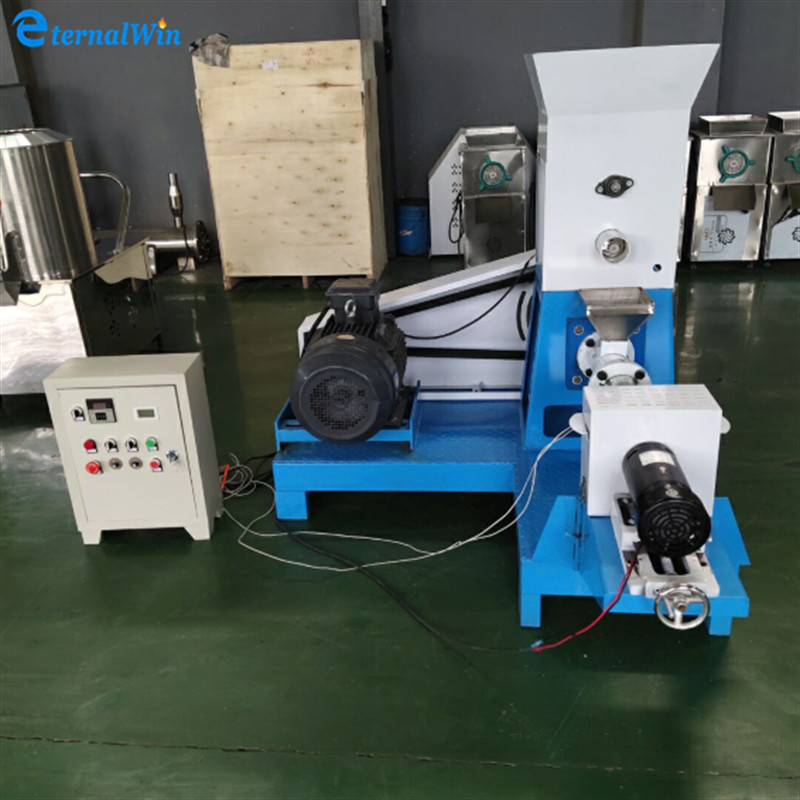 50kg/H 탄소 강철 소형 수산물 제품 스크루 애완동물 먹이 extruder 펌프 식품 생산 애완동물 먹이 제조