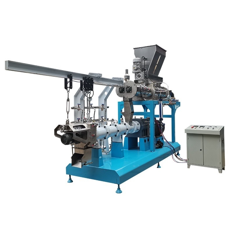 코이 사료 생산 라인 및 장식용 부동 소재 extruder 생산 라인