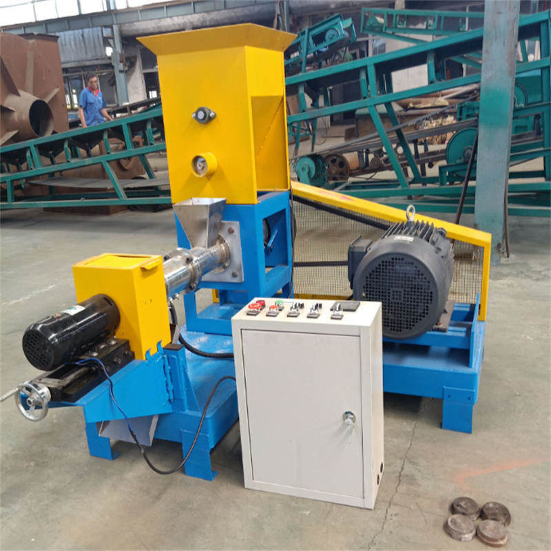 간단한 건조 타이드 생선 먹이 extruder 떠있는 생선 먹이 펠릿 60-80 kg/hour 펠릿 만드는