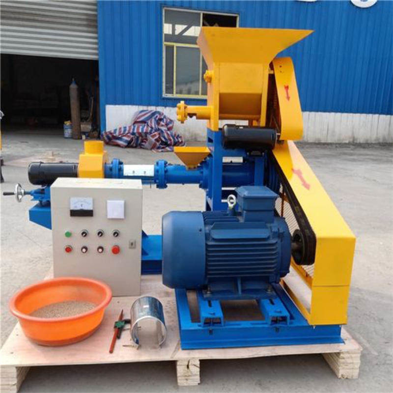 간단한 건조 타이드 생선 먹이 extruder 떠있는 생선 먹이 펠릿 60-80 kg/hour 펠릿 만드는