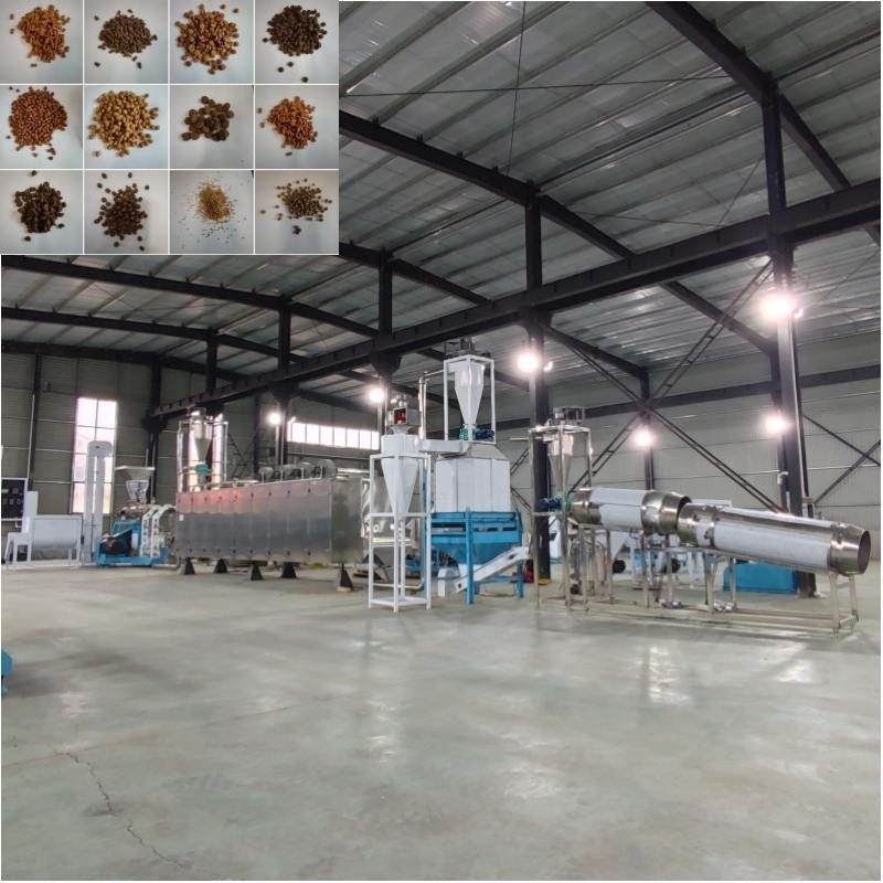 높은 출력 젖은 유형의 동물 먹이 extruder 떠있는 생선 먹이 고양이 개 기계