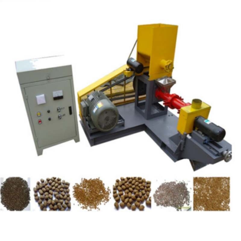고 용량 건조형 떠있는 생선 애완 동물 옥수수 먹이 extruder 자동 먹이
