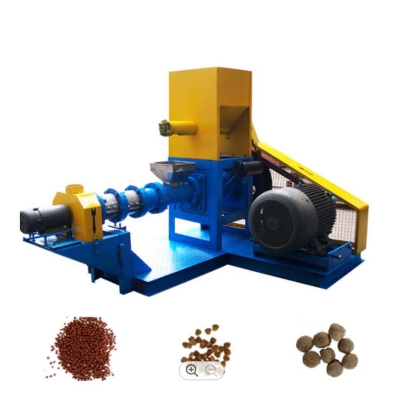 고 용량 건조형 떠있는 생선 애완 동물 옥수수 먹이 extruder 자동 먹이