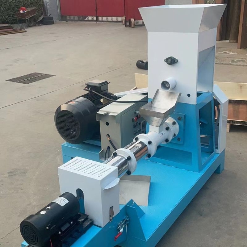 50~2000kg/h 스테인리스 스틸 생선 먹이 extruder 전기 증기 난방 단일 또는 이중 나사