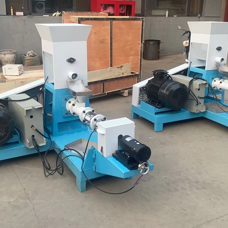 50~2000kg/h 스테인리스 스틸 생선 먹이 extruder 전기 증기 난방 단일 또는 이중 나사