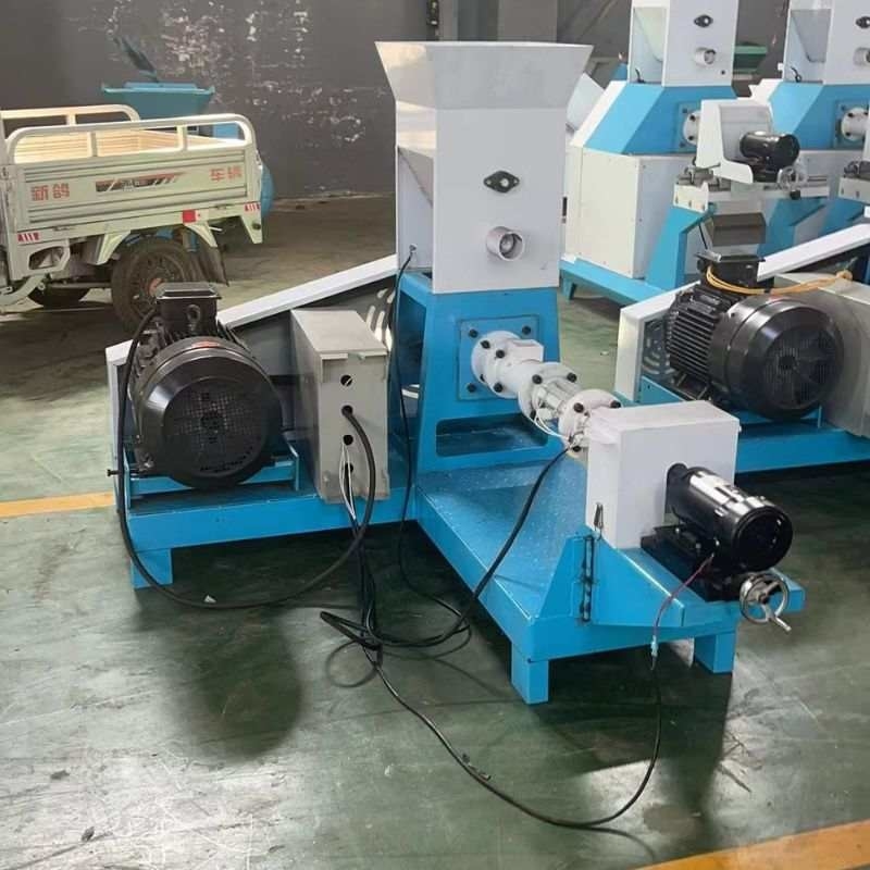 전기 증기 난방 건조형 생선 먹이 extruder 세 단계 전력 및 50-2000kg/h 용량