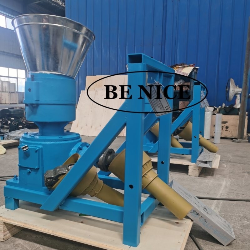 높은 용량 PTO 펠렛 밀 2 롤러와 4mm 다이 80-1000kg/h 생산