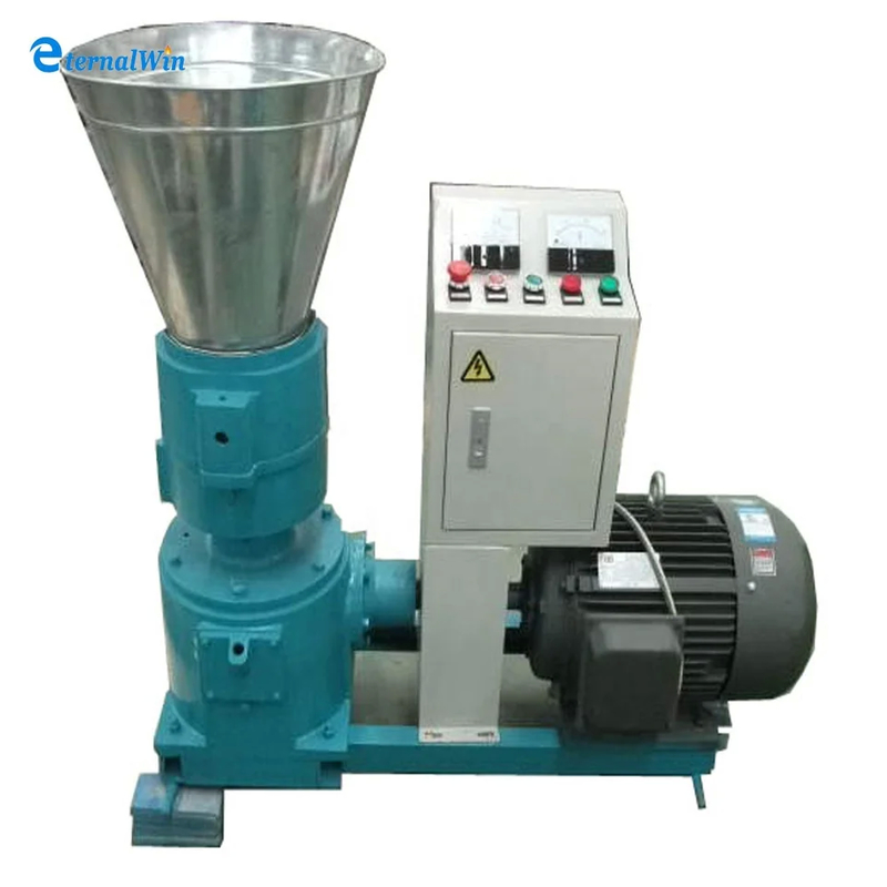 맞춤형 전압 380V / 50HZ / 3Phase 펠렛 밀 머신 4-12mm 목재 펠렛