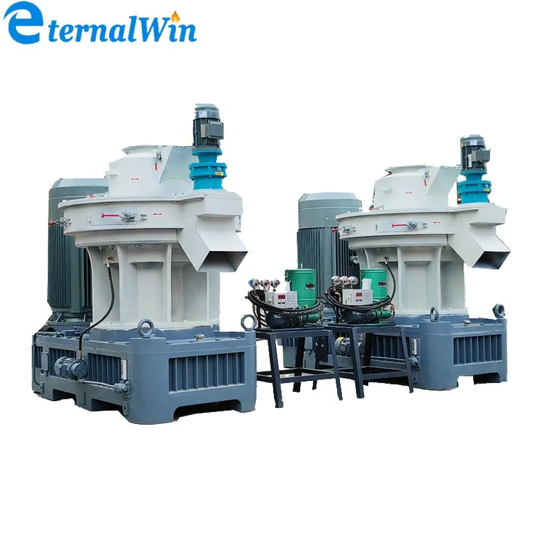 60-200kw 목재 펠릿 생산 라인 평면 다이 펠릿 밀 및 롤러 착용 부품
