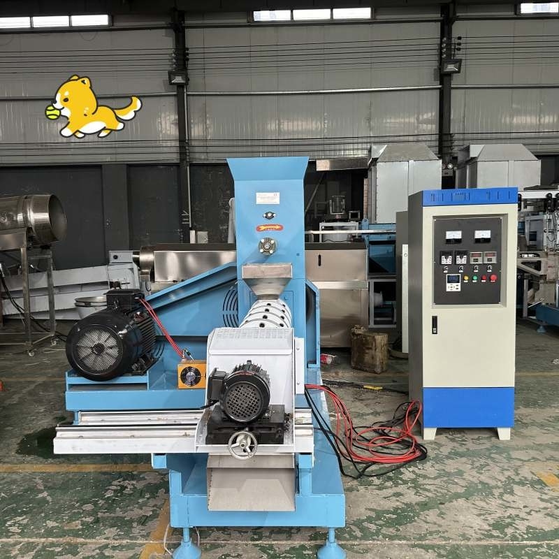 반려동물 식품 생산에 필요한 500-1000kg 반려동물 개 먹이 extruder 5.5-132kw 전력