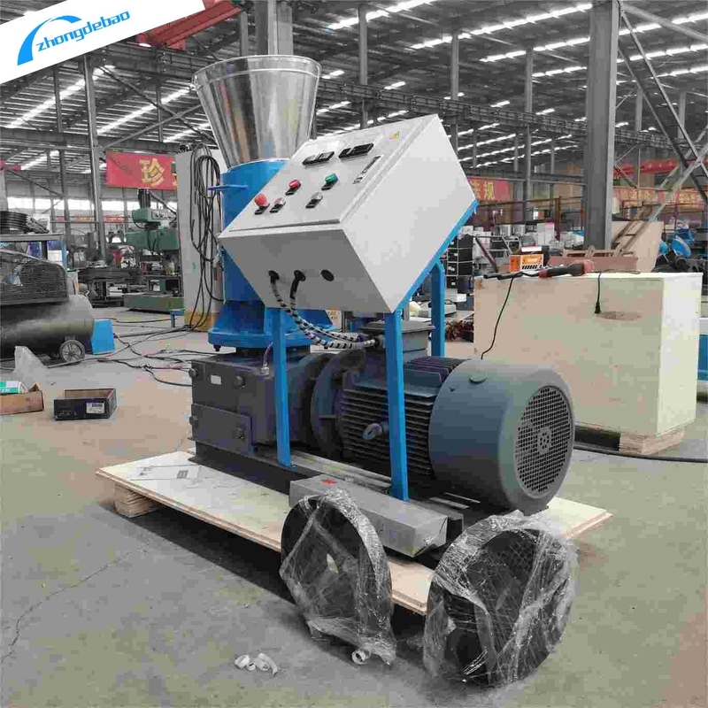 이동 롤러 목재 펠렛 밀 머신 240-340 KG/H 바이오매스 목재 자갈