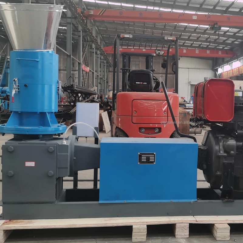 용량 펠릿 메이커 80-600kg/h 안전 탄소 강철 합금 220V/380V 7.5-37KW