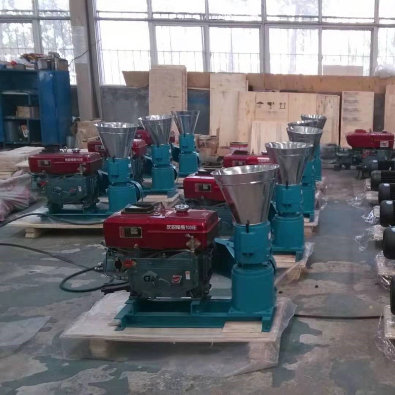 300-400 KG / H 고 생산성 디젤 타입 펠렛 밀 기계와 애완 동물 식품 펠렛 기계