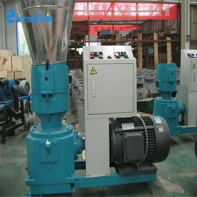 200-300 KG/H 용량 먹이 펠릿 밀 머신 고 생산성 동물 조류 먹이 가공 기계 7.5kw 모터