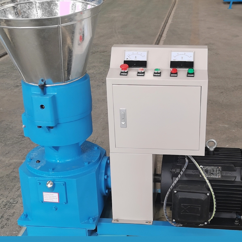 200-300 KG/H 용량 먹이 펠릿 밀 머신 고 생산성 동물 조류 먹이 가공 기계 7.5kw 모터