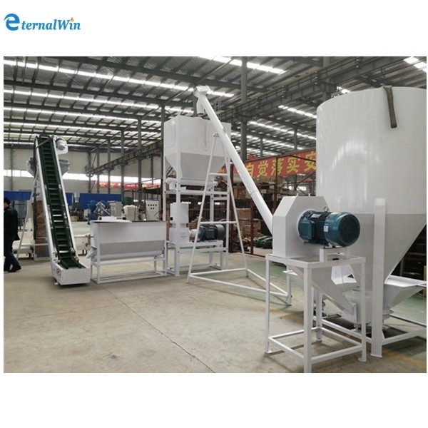 1000-5000kg/h 목재 펠릿 제조 기계 전체 세트 목재 밀 생산 라인