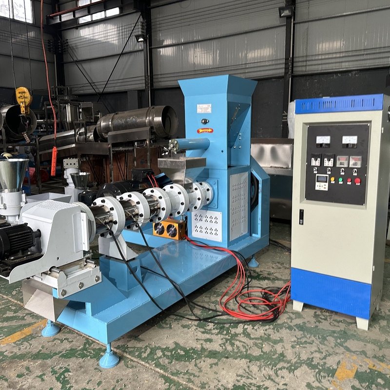 강아지 애완동물 추출 생산 라인 기계 떠있는 생선 사료 생산 라인 티라피아 생선 사료