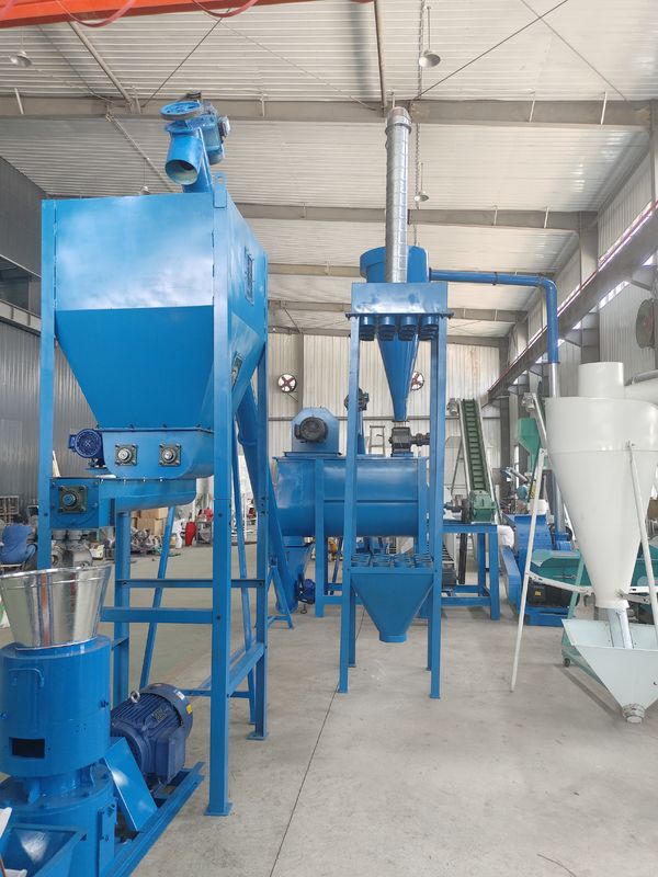 엔지니어 가이드 설치와 380V / 50Hz / 3Phase 전원 공급과 함께 사용자 정의 가축 식품 펠레팅 라인