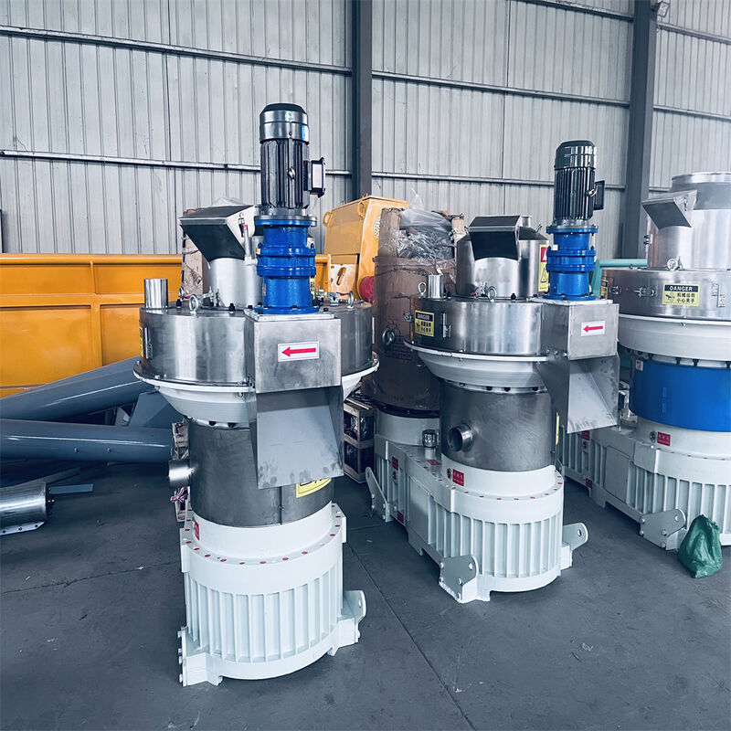Vertical Structure High-Pressure Pelleting Energy Saving Ring Die Wood Pellet Mill for Biomass Fuel