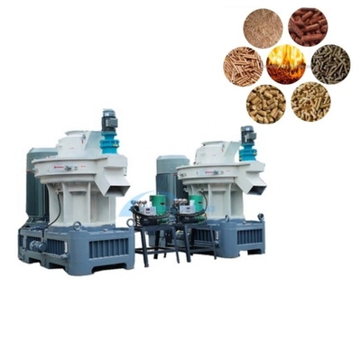 CE 수직 펠릿 밀 기계 나무 톱밥 연료 펠릿 성형기 55-160kw