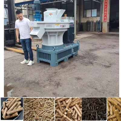 상업적 바이오매스 연료 팰릿기 160 kw 볏짚 환약 성형기