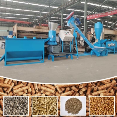 자동 목제 펠릿 업체 250-350kg/H 작은 바이오매스 펠릿 업체