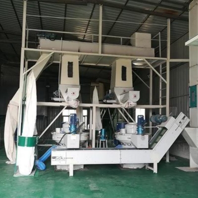118KW 2000kg/h 바이오매스 펠릿 생산 라인 나무 생산