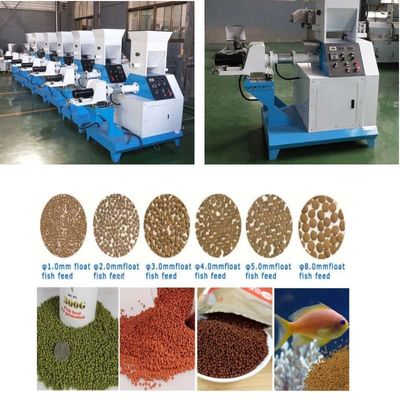 상업용 동물 사료 extruder 펌핑 기계 떠있는 생선 사료 제조 기계