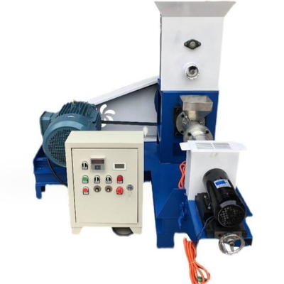 탄소 강철 생선 먹이 extruder 새우 먹이 필렛 기계 개 음식 기계 나사 먹이 extruder 사용자 정의 색상